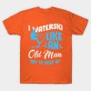 Waterski Old Man Water Ski Skiing Grandpa Gift T-Shirt Official Ski Merch