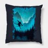 Mountains Drop Throw Pillow Official Ski Merch