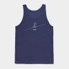 Tourist Backcountry Skier In White Tank Top Official Ski Merch