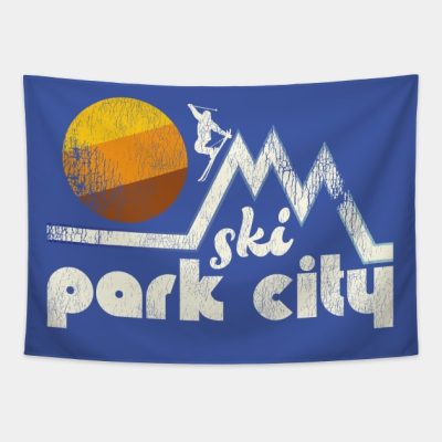 Retro Ski Park City Tapestry Official Ski Merch