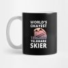 Worlds Okayest Telemark Skier Skiing Funny Mug Official Ski Merch