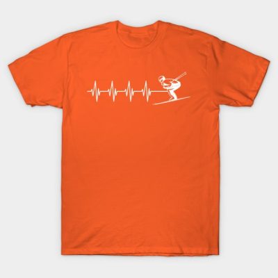 Skier Heartbeat W T-Shirt Official Ski Merch