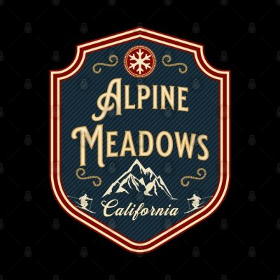 Alpine Meadows California Ski And And Snowboarding Phone Case Official Ski Merch