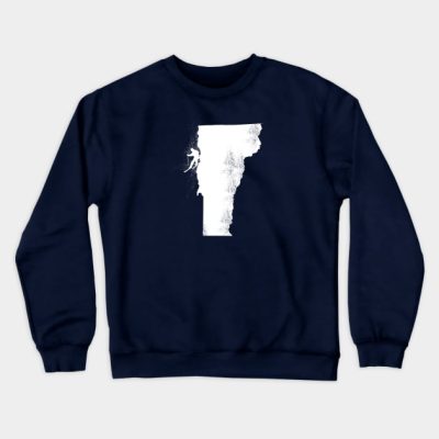 Ski Vermont Skier Crewneck Sweatshirt Official Ski Merch