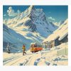 Retro Ski Travel Tapestry Official Ski Merch