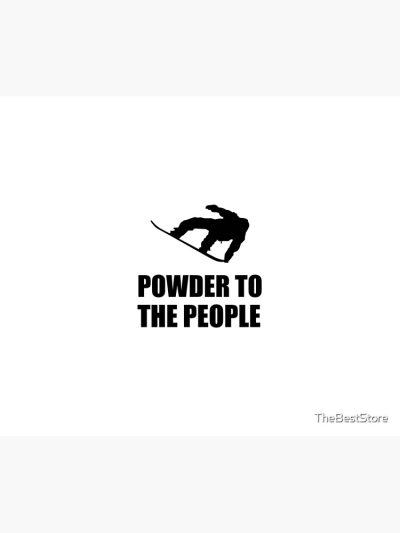 Powder Snow To The People Ski Tapestry Official Ski Merch