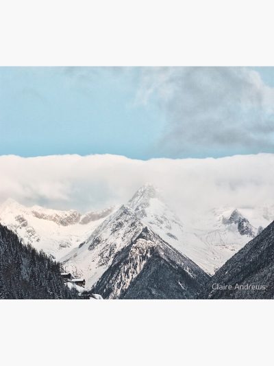 Beautiful Mountains And Blue Sky Tapestry Official Ski Merch