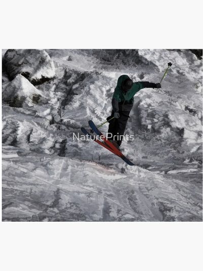 Mountain Air  - Skier Tapestry Official Ski Merch