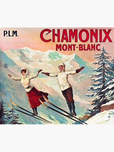 Chamonix, Mont Blanc - Vintage Tapestry Official Ski Merch