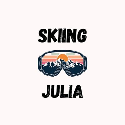 Skiing Julia Tote Bag Official Ski Merch