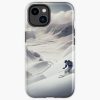 Skiing The Endless Snowy Valley Iphone Case Official Ski Merch