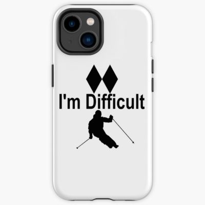 I'M Difficult Double Black Diamond Skiier Iphone Case Official Ski Merch