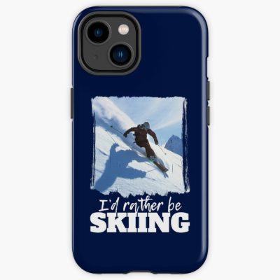 I'D Rather Be Skiing Winter Sports Iphone Case Official Ski Merch