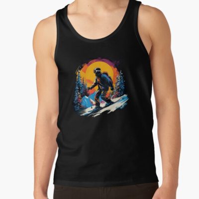 Neon Skier Tank Top Official Ski Merch