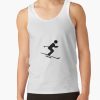 Skier In Action Silhouette Tank Top Official Ski Merch