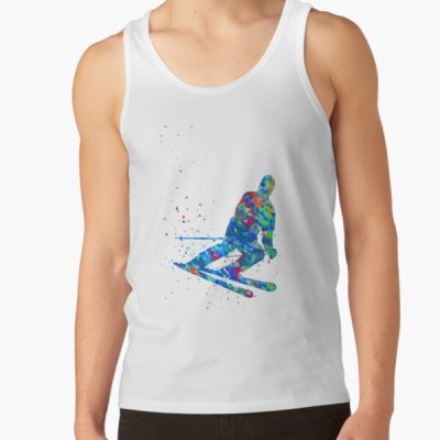 Ski, Skiing, Skier Tank Top Official Ski Merch