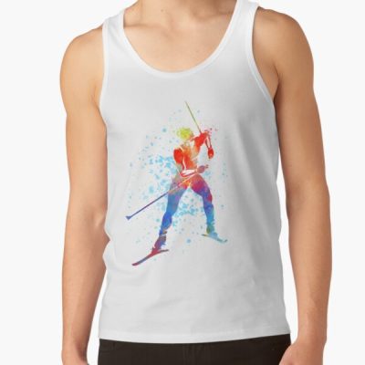 Cross Country Skiing, Watercolour Sports, Skier Gifts Tank Top Official Ski Merch