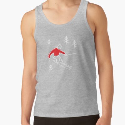 Skiing Illustration Tank Top Official Ski Merch