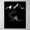 ski skiing mountains skier winter sports poster re9ba7a672c3247f189bcf6b869a94400 wva 8byvr 1000 - Skiing Gifts
