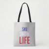 ski snow life tote bag r5d68c9e595f542ea921ac8173437012b 6kcf1 1000 - Skiing Gifts