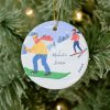 snowboarding skiing extreme winter sports couple ceramic ornament rd97eda7c6e424a6e8f7c43246ee005c9 05wi1 8byvr 1000 - Skiing Gifts