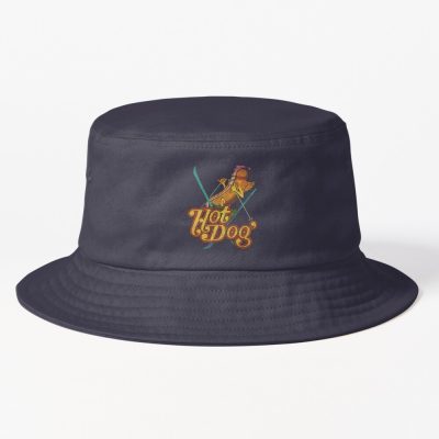 Hot Dog Skier 1974 Bucket Hat Official Ski Merch