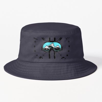 Skiing Skier Gift Bucket Hat Official Ski Merch