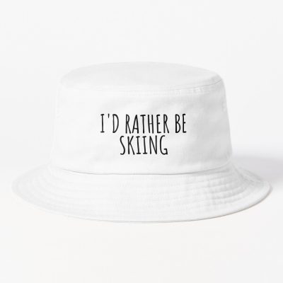 Skier Gift For Ski Dad Gift Ski Mom Gift Skiing Quote Funny Bucket Hat Official Ski Merch