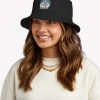 Christmas Coral Fox Skier Snow Globe Bucket Hat Official Ski Merch