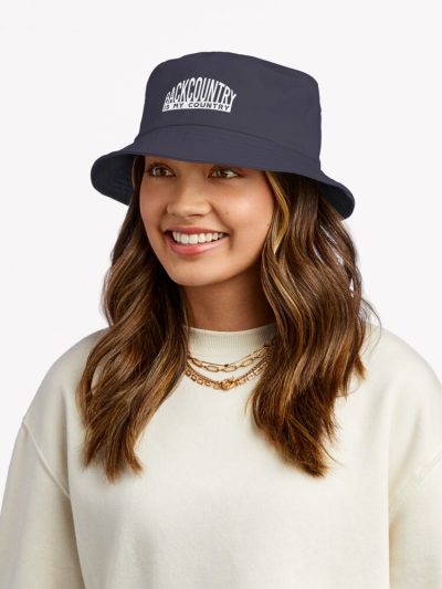 Skier Backcountry Is My Country Bucket Hat Official Ski Merch