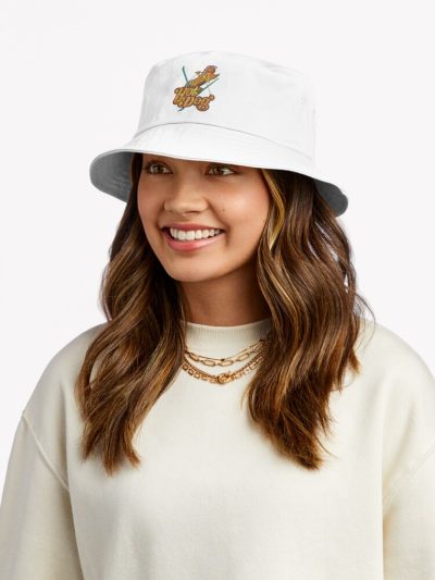 Hot Dog Skier 1974 Bucket Hat Official Ski Merch