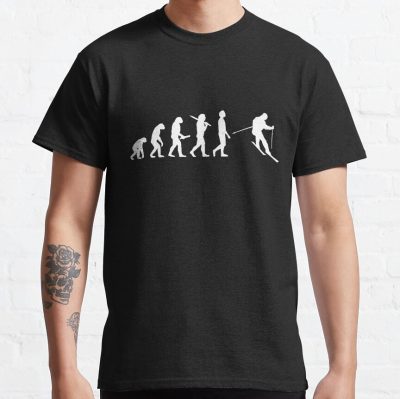 Skiing Evolution - Funny Skier T-Shirt Official Ski Merch