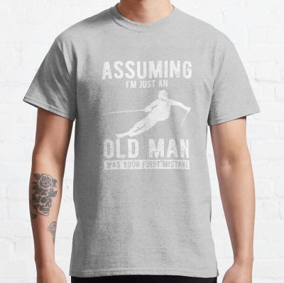 Funny Old Man Skiing Humor T Shirt Essential T-Shirt T-Shirt Official Ski Merch