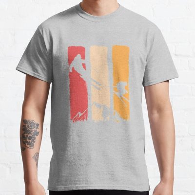 Vintage Ski Skiing Extreme Skier Retro Mountains T-Shirt Official Ski Merch