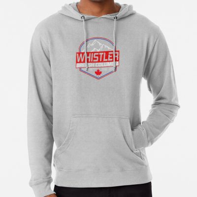 Retro Ski Whistler B.C Canada Skiing And Mountain Biking Paradise Hoodie Official Ski Merch