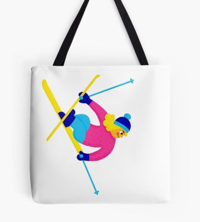 Woman Skier Tote Bag Official Ski Merch