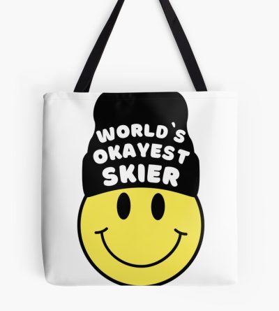 World'S Okayest Skier Tote Bag Official Ski Merch