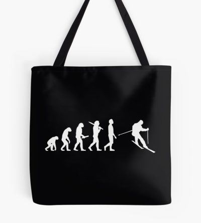 Skiing Evolution - 	 Skier Tote Bag Official Ski Merch