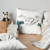 Ski You Later Winter Sports Scene Throw Pillow Official Ski Merch