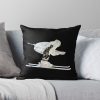 Ski Skier Throw Pillow Official Ski Merch