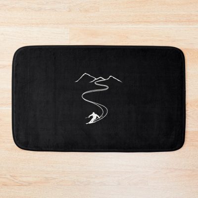 Skiing 	 For Skier Bath Mat Official Ski Merch