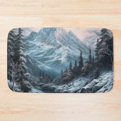 Mountain Winter Bath Mat Official Ski Merch