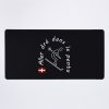 Savoie Haute-Savoie Savoyard Snow Skier Skiing Passion Right In The Slope Mouse Pad Official Ski Merch