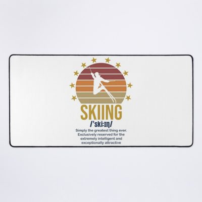 Skiing Lover - Skier - Funny Ski Saying Mouse Pad Official Ski Merch