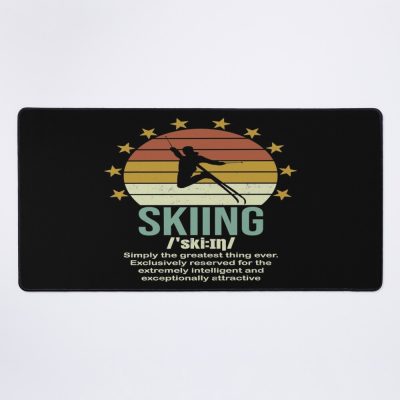 Skiing Lover - Skier - Funny Ski Saying Mouse Pad Official Ski Merch