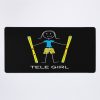 Funny Womens Telemark Skier Design Mouse Pad Official Ski Merch