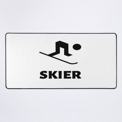 Downhill Skier Mouse Pad Official Ski Merch