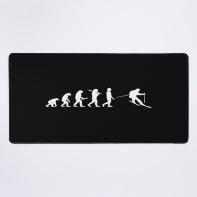 Skiing Evolution - 	 Skier Mouse Pad Official Ski Merch