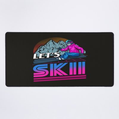 Ski Skier Skiing Mouse Pad Official Ski Merch