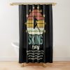 Skiing Lover - Skier - Funny Ski Saying Shower Curtain Official Ski Merch